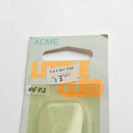 Acme Little Cleo Blinker, Nickel / Grün, 11g, Original-Haken, #0672