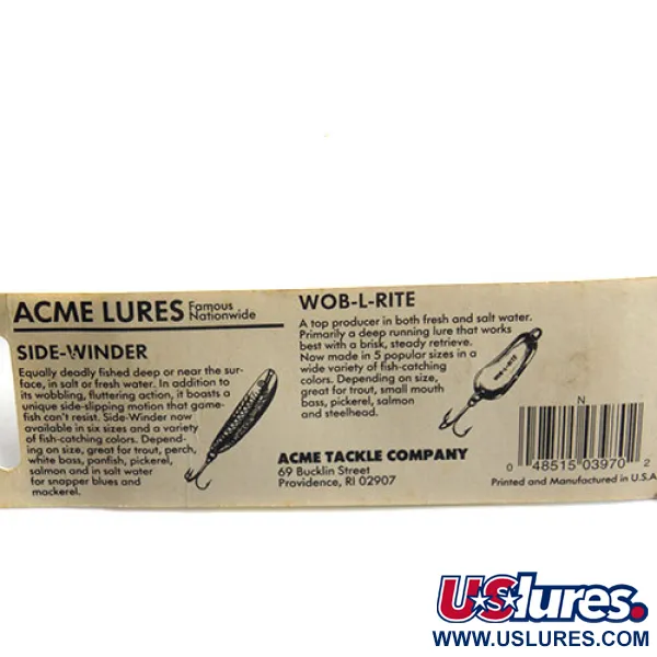 Acme Little Cleo Blinker, Nickel / Grün, 11g, Original-Haken, #0672