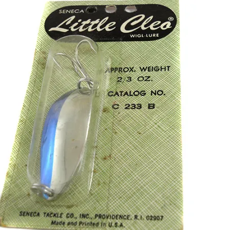 Seneca Little Cleo (Hula Girl) Blinker, Nickel / Blau, 18g, #0673