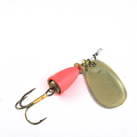 Blue Fox Super Vibrax 3 Spinner, Gold / Orange, 8g, Anti-Drall, #0681