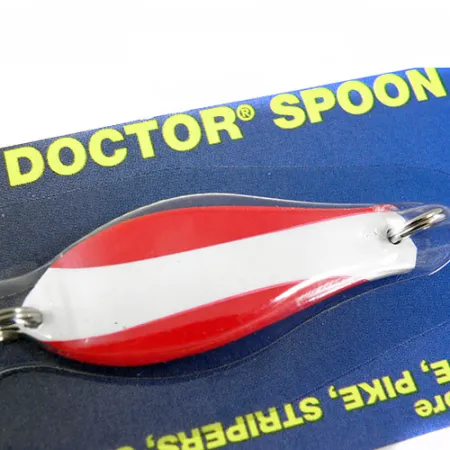 Prescott Spinner Little Doctor Blinker, Rot/Weiß, 10g, 2in1 Design, #0728