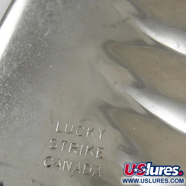 Lucky Strike 4.5 Nickel Half Wave Blinker, Nickel/Rot/Weiß, 38g, #0734