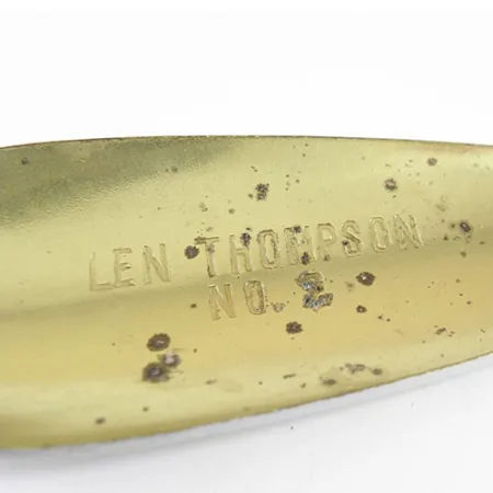 Len Thompson #2 Blinker, Rot / Weiß, 28g, Messing gestanzt, #0739