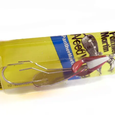 Weedless Panther Martin Weed Wing Blinker, Rot/Weiß, 17g, Krautschutz, #0742