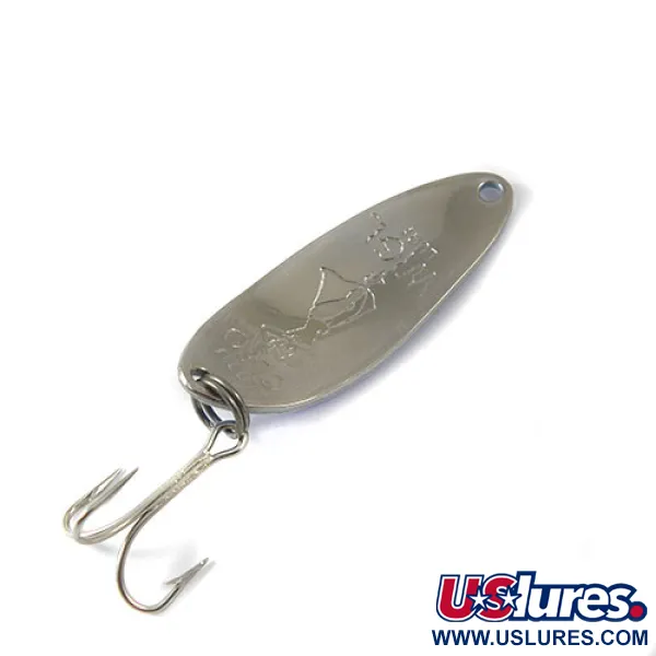 Little Cleo (Hula Girl) Blinker, White / Blue, 10g, Vintage Seneca, #0784