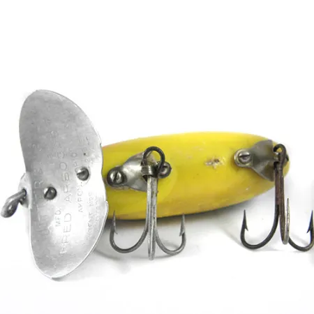 Fred Arbogast Jitterbug Oberflächenköder, Barsch, 10g, Vintage, #0799