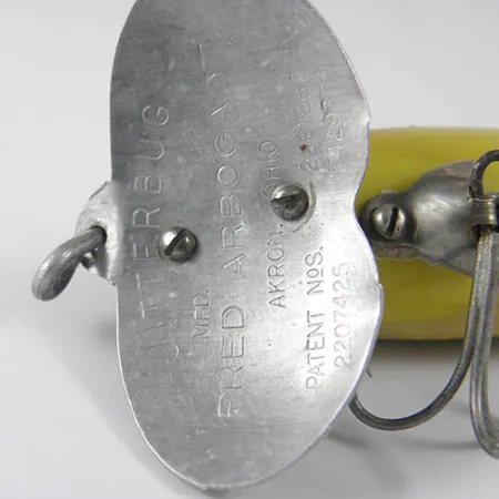 Fred Arbogast Jitterbug Oberflächenköder, Barsch, 10g, Vintage, #0799