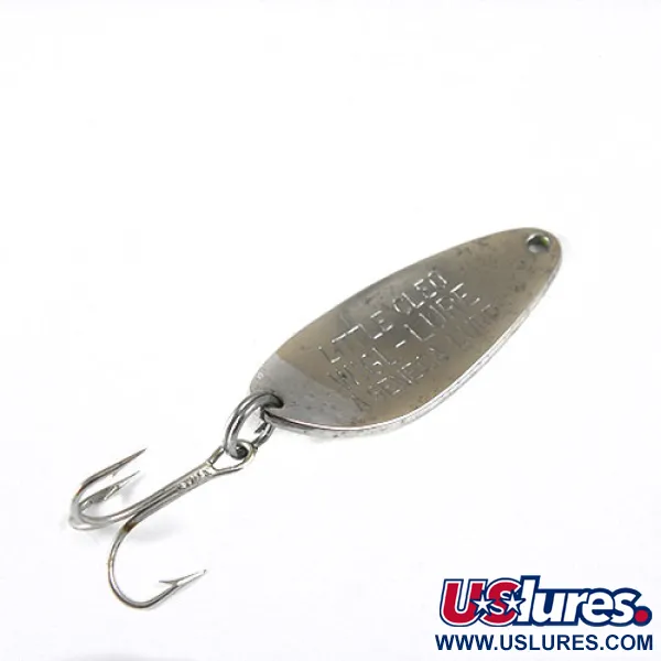 Little Cleo Seneca Blinker, Nickel / Grün, 7g, Wig-Lure Form, #0805