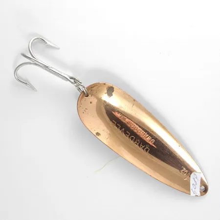 Eppinger Dardevle Blinker, Rot / Weiß, 28g, Kupfer-Rückseite, #0809