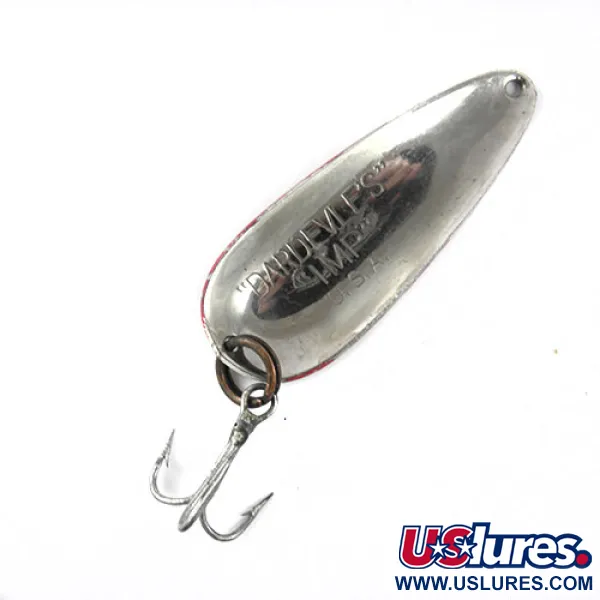 Eppinger Dardevle Imp Blinker, Rot/Weiß/Nickel, 11g, Taumelnd, #0818