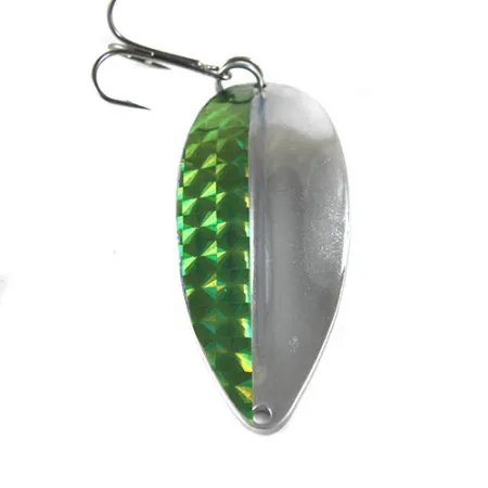 Toddco Main liner Blinker, Nickel/Fluorescent Green, 21g, #0823
