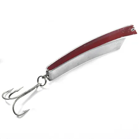 South Bend Super-Duper 516 Blinker, Nickel / Rot, 18g, Vintage, #0864