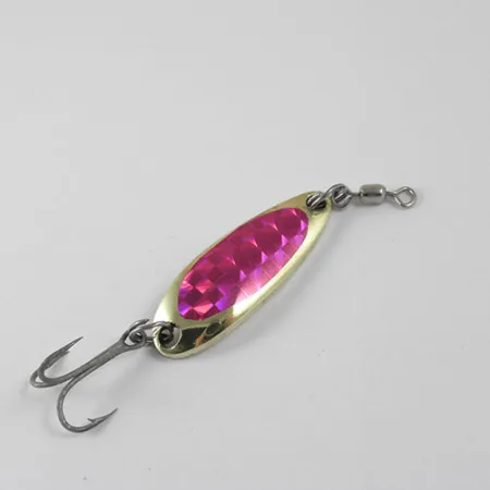 Luhr Jensen Krocodile Blinker, Gold / Violett, 9g, Weitwurf, #0873