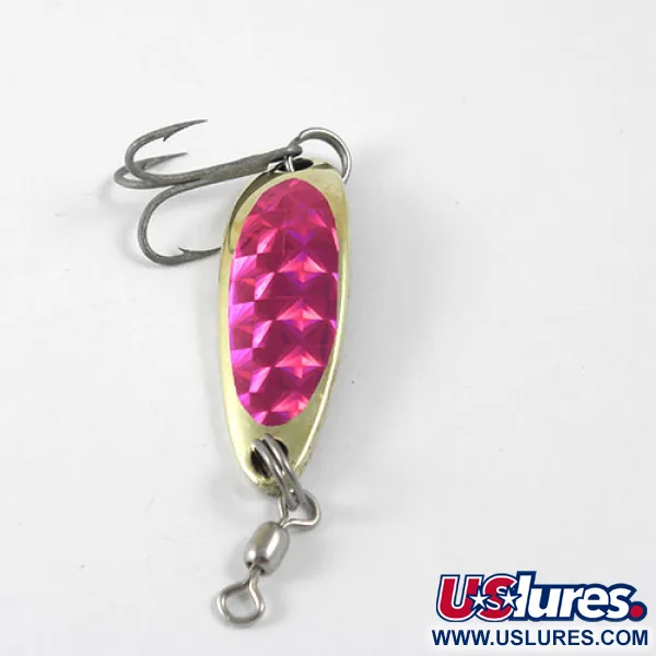 Luhr Jensen Krocodile Blinker, Gold / Violett, 9g, Weitwurf, #0873
