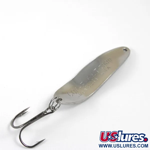 Dardevle Cop-E-Cat 7300 Blinker, Nickel/Grün, 10g, Wabendesign, #0874