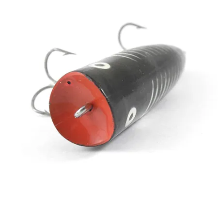 Heddon Chugger Spook Popper, Schwarz/Weiß/Rot, 14g, Topwater, #0875