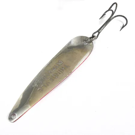 Dardevle ThinDevle Blinker, Rot / Weiß / Nickel, 11g, Schmal, #0876