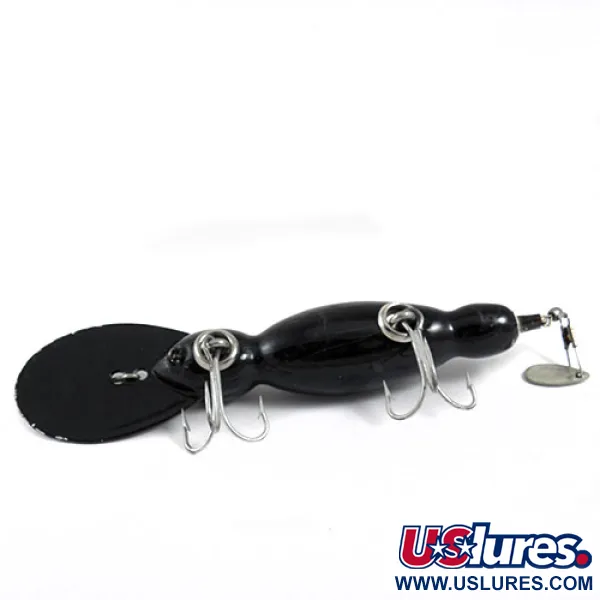 Bomber Water Dog Wobbler, Black, 14g, Spinnerblatt, #0878