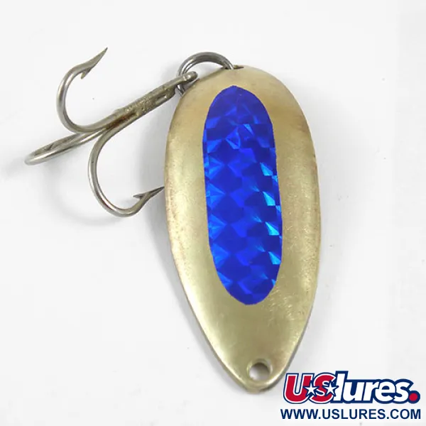 Luhr Jensen Little Jewel Blinker, Brass / Blue, 21g, USA, #0910
