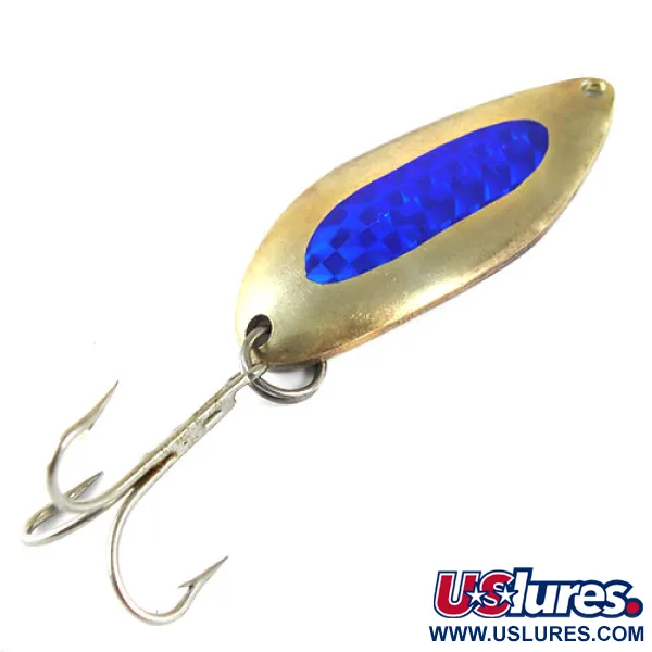 Luhr Jensen Little Jewel Blinker, Brass / Blue, 21g, USA, #0910