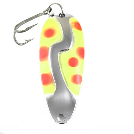 Kushner Kush Spoon Blinker, Gelb/Rot/Nickel, 9g, S-Kurve, #0911