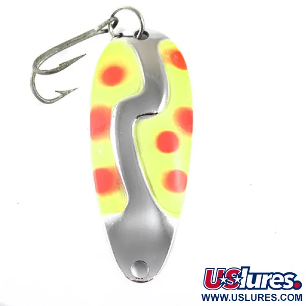 Kushner Kush Spoon Blinker, Gelb/Rot/Nickel, 9g, S-Kurve, #0911