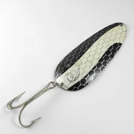 Dardevle Huskie Junior Blinker, Schwarz/Weiß/Nickel, 58g, #0919