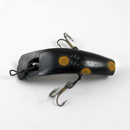 Worden's Lures Flatfish F6 Wobbler, Gelb / Schwarz, 3g, #0930