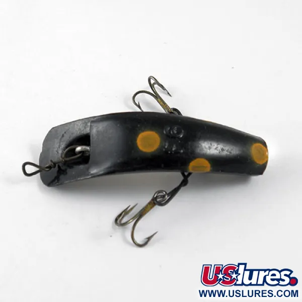 Worden's Lures Flatfish F6 Wobbler, Gelb / Schwarz, 3g, #0930