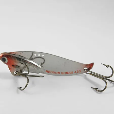 Heddon Sonar 433 Blade-Lure, Nickel / Rot, 14g, USA-Modell, #0945