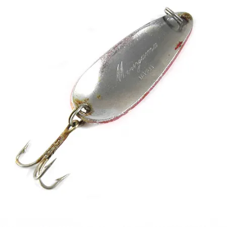 Moriyama Blinker, Rot / Weiß / Nickel, 7,5g, Vintage-Klassiker, #0946