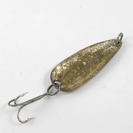 Woodstream Old Faithful Blinker, Messing, 7g, Vintage, #0953