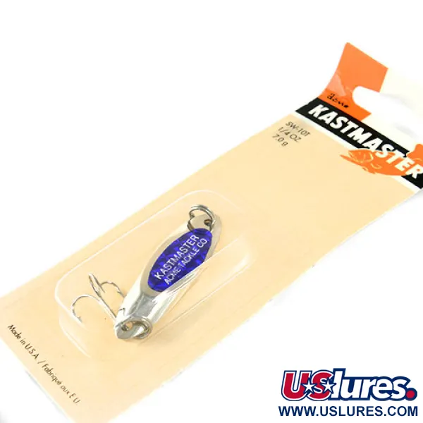 Acme Kastmaster Blinker, Nickel / Blau, 7g, Weitwurf-Design, #0954