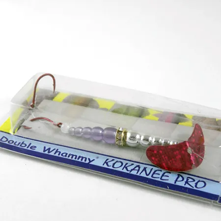 Mack's Lure Double Whammy Schleppmontage, Rot/Nickel, 2g, #0959