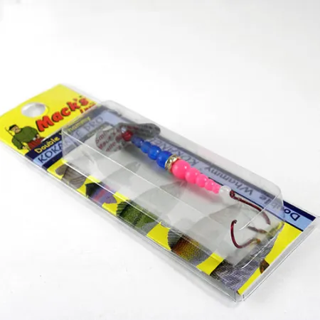 Mack's Lure Double Whammy Schleppsystem, Hellblau / Pink, 2g, #0960