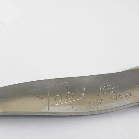 Abu Garcia Abu Toby Blinker, Nickel / Blau, 18g, Schweden, #0961