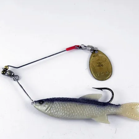 Mepps 2 Original french spinner Spinnerbait, Blau/Weiß, 15g, #0985