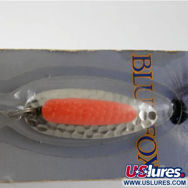 Blue Fox Pixee Blinker, Nickel / Orange, 7g, Eisack-Einsatz, #1009
