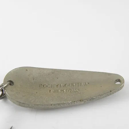 Rocky Mountain minnow Blinker, Nickel / Blau, 10g, Vintage, #1012