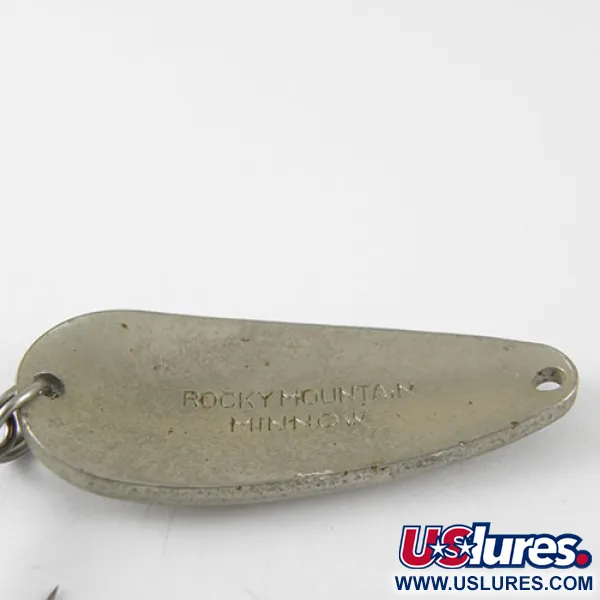 Rocky Mountain minnow Blinker, Nickel / Blau, 10g, Vintage, #1012