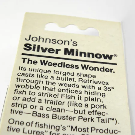 Weedless Johnson Silver Minnow Blinker, Gold, 5g, Krautschutz, #1017