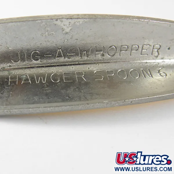 HT Enterprises Jig-A-whooper Hawgler spoon #6 Pirk, Silber, 21g, #1019