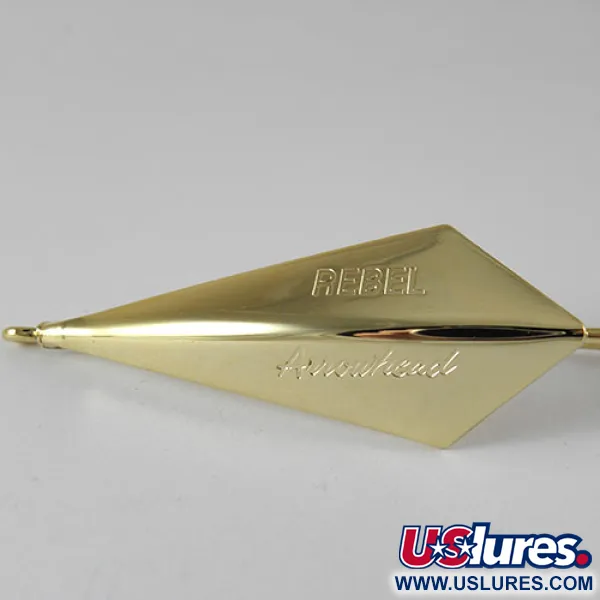 Rebel Weedless ArrowHead Krautblinker, Gold, 14g, echtvergoldet, #1023