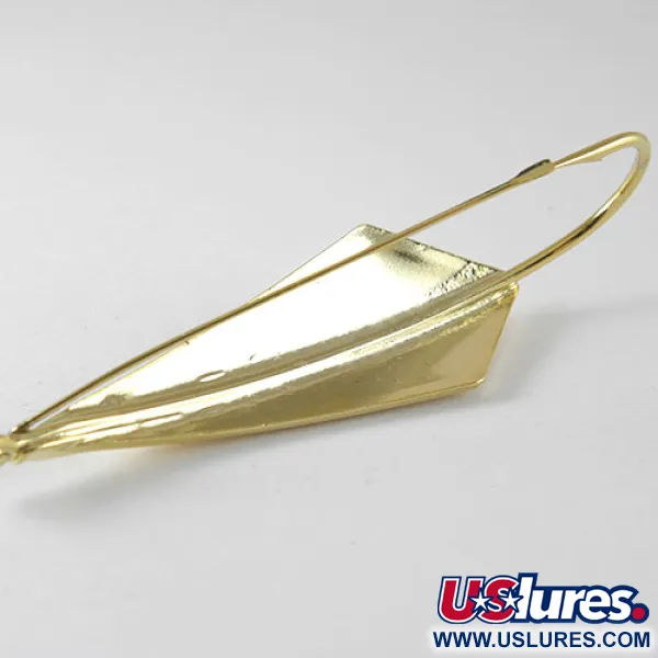 Rebel Weedless ArrowHead Krautblinker, Gold, 14g, echtvergoldet, #1023