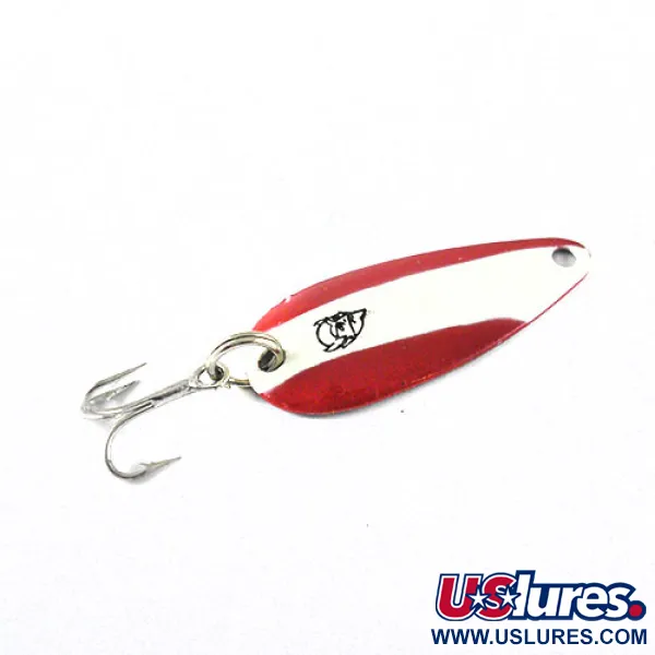 Dardevle Midget Trout Blinker, Rot / Weiß / Nickel, 2,5g, #1027