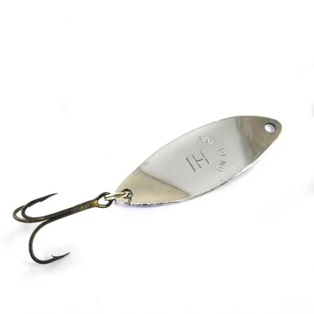 Happiness Is bait HI spoon Blinker, Nickel / Blau, 15g, Vintage, #1029