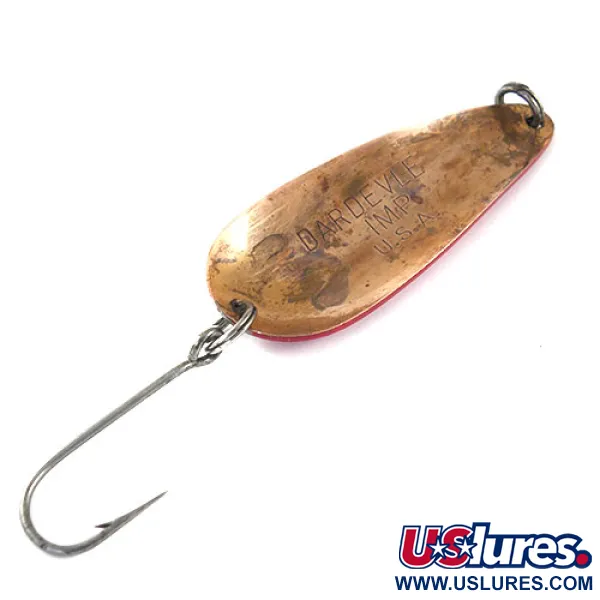 Eppinger Dardevle Imp Blinker, Rot/Weiß/Kupfer, 11g, Klassiker, #1033