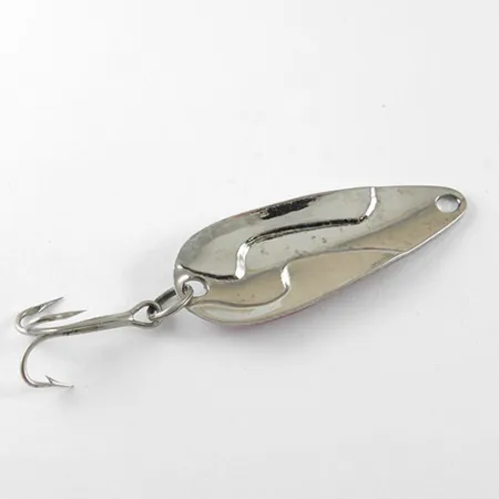 Weber Kobbler Blinker, Red / White / Nickel, 7g, S-Curve, #1052