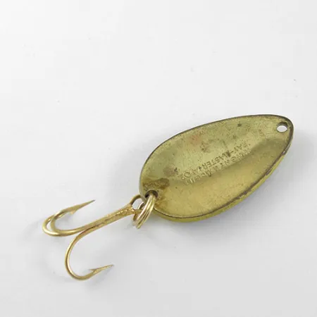 Wright & McGill Pay-Master Blinker, Gelb/Schwarz/Messing, 7g, #1054