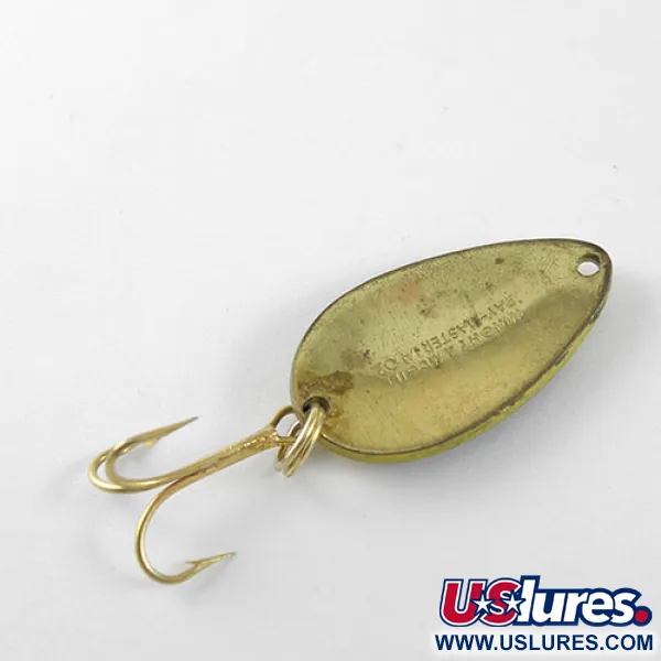 Wright & McGill Pay-Master Blinker, Gelb/Schwarz/Messing, 7g, #1054